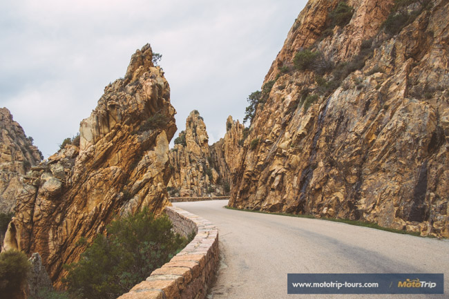 Les Calanches cliffs in Corsica Les Calanches cliffs in Corsica