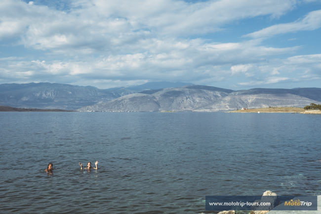 Swimming in the sea, Greece to Croatia