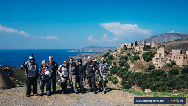 MotoTrip- our group in Mani peninsula
