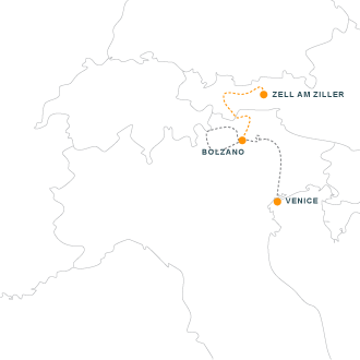 Bolzano – Zell am Ziller (Italia – Austria)