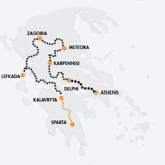 Kalávrita – Esparta