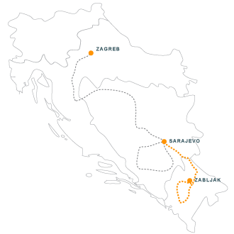 Sarajevo - Zabljak - Trsa- Zabljak