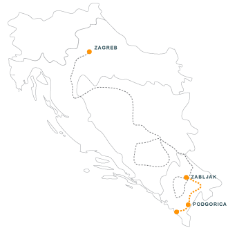 Zabljak - Podgorica - seashore