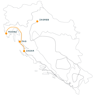 Zadar - Pag - Rovinj