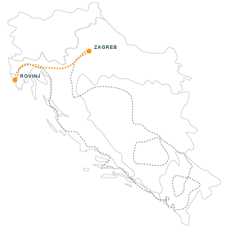 Rovinj - Zagreb